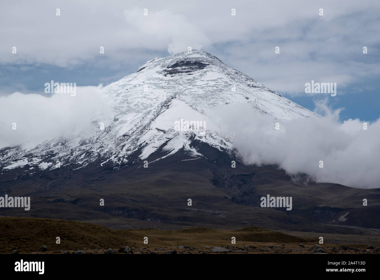 Vulkan Cotopaxi, im Jahr 2016. Stockfoto