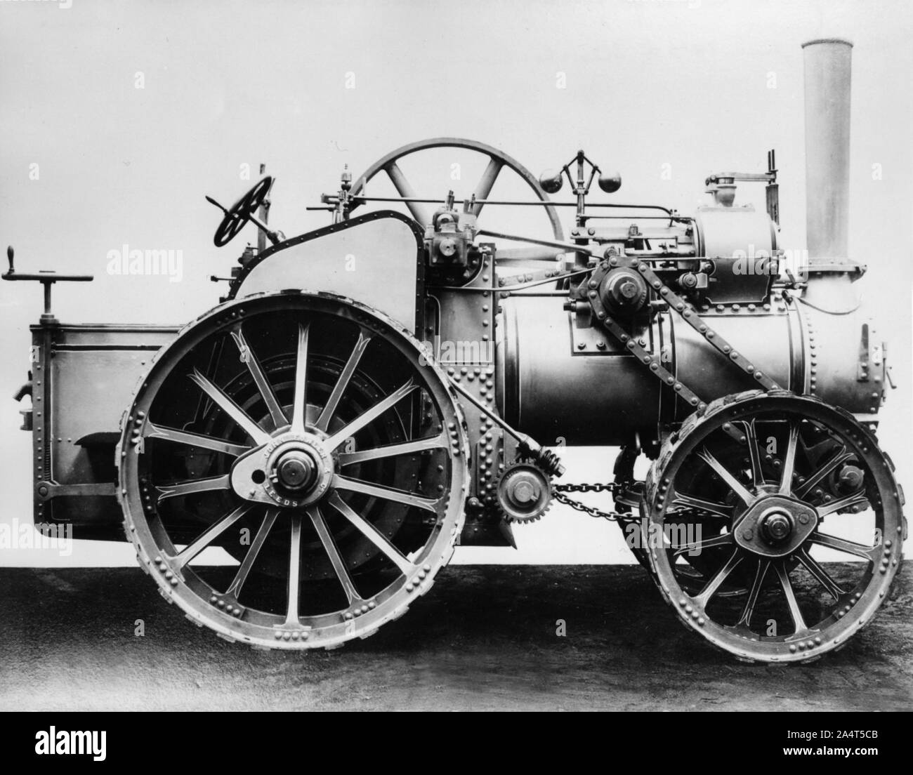 1885 Fowler Klasse A Allradantrieb die Traktion Motor. Stockfoto