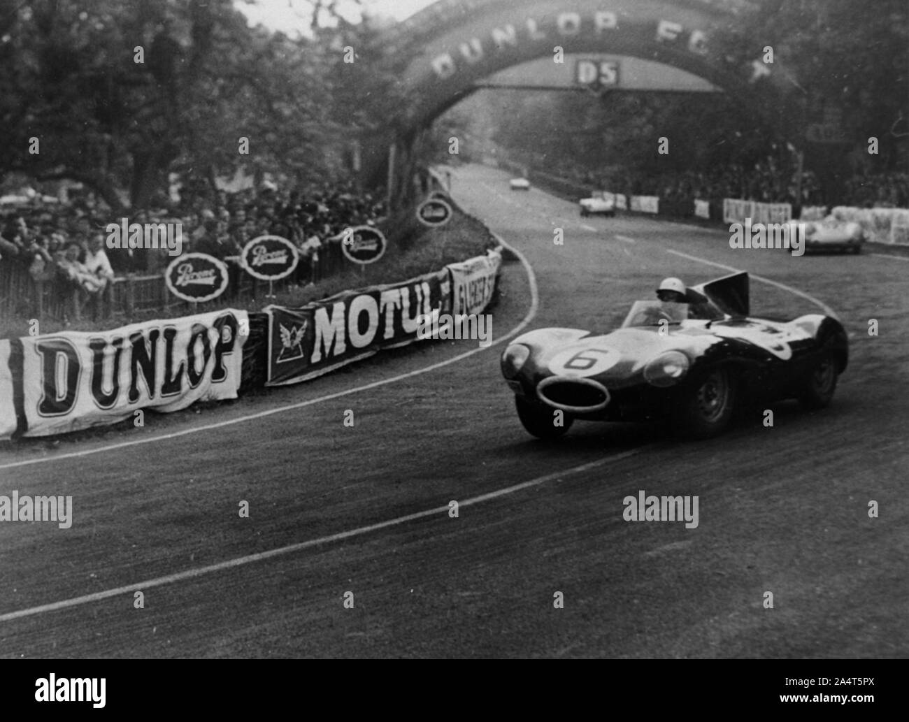 Jaguar D Type, Bueb/Hawthorn 1955 Le Mans. Stockfoto