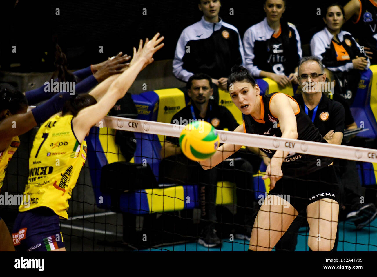 Tijana BOŠKOVIC während Imoco Volley Conegliano vs Eczacibasi Istanbul - Viertelfinale, Treviso, Italien, 13. März 2019, Volleyball Volleyball Champions Stockfoto