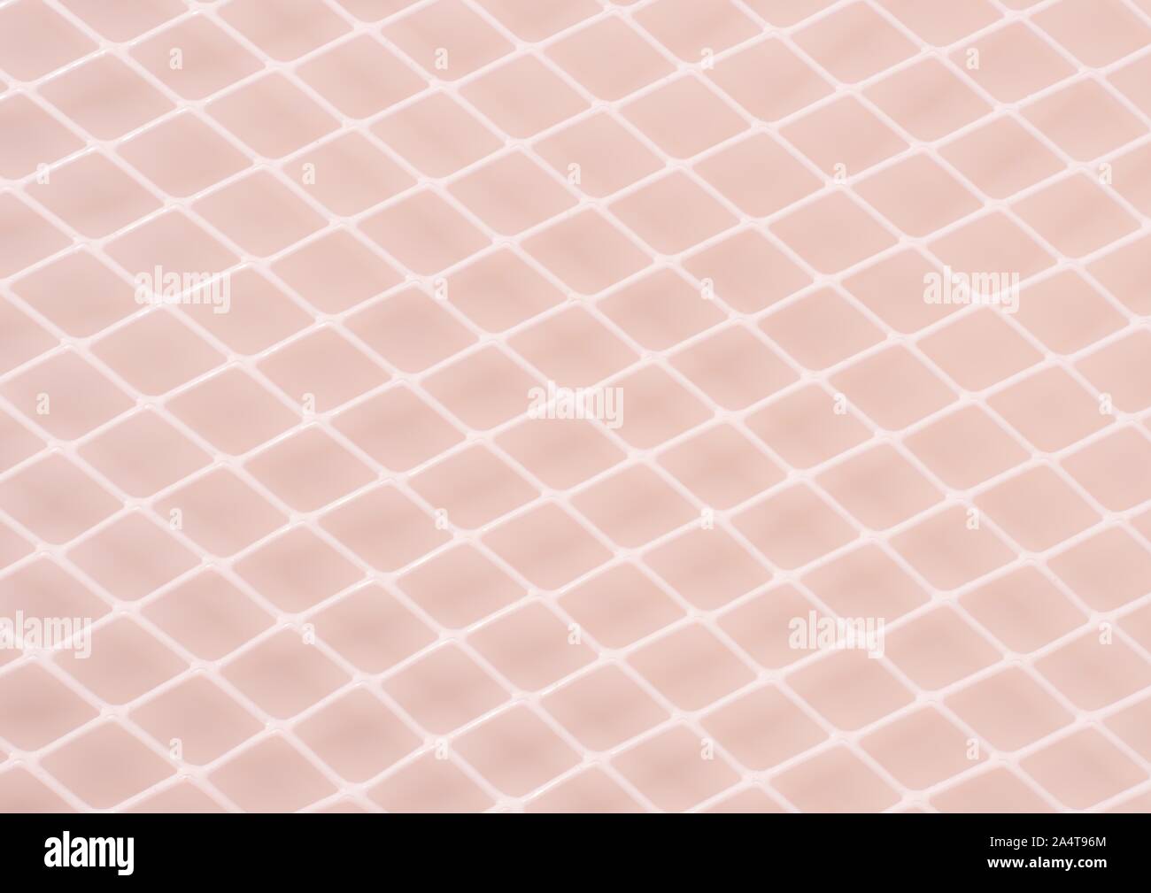 Textur mit kleinen weißen Diamanten auf einem grauen Hintergrund Stockfoto