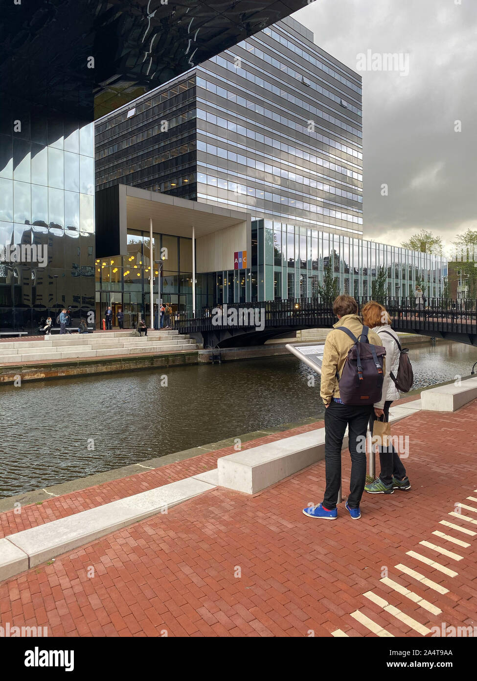 Amsterdam, Niederlande - Oktober 2,2019: Die Universität von Amsterdam ist eine öffentliche Universität. Sie ist eine von zwei grossen, öffentlich finanzierte Forschung universi Stockfoto