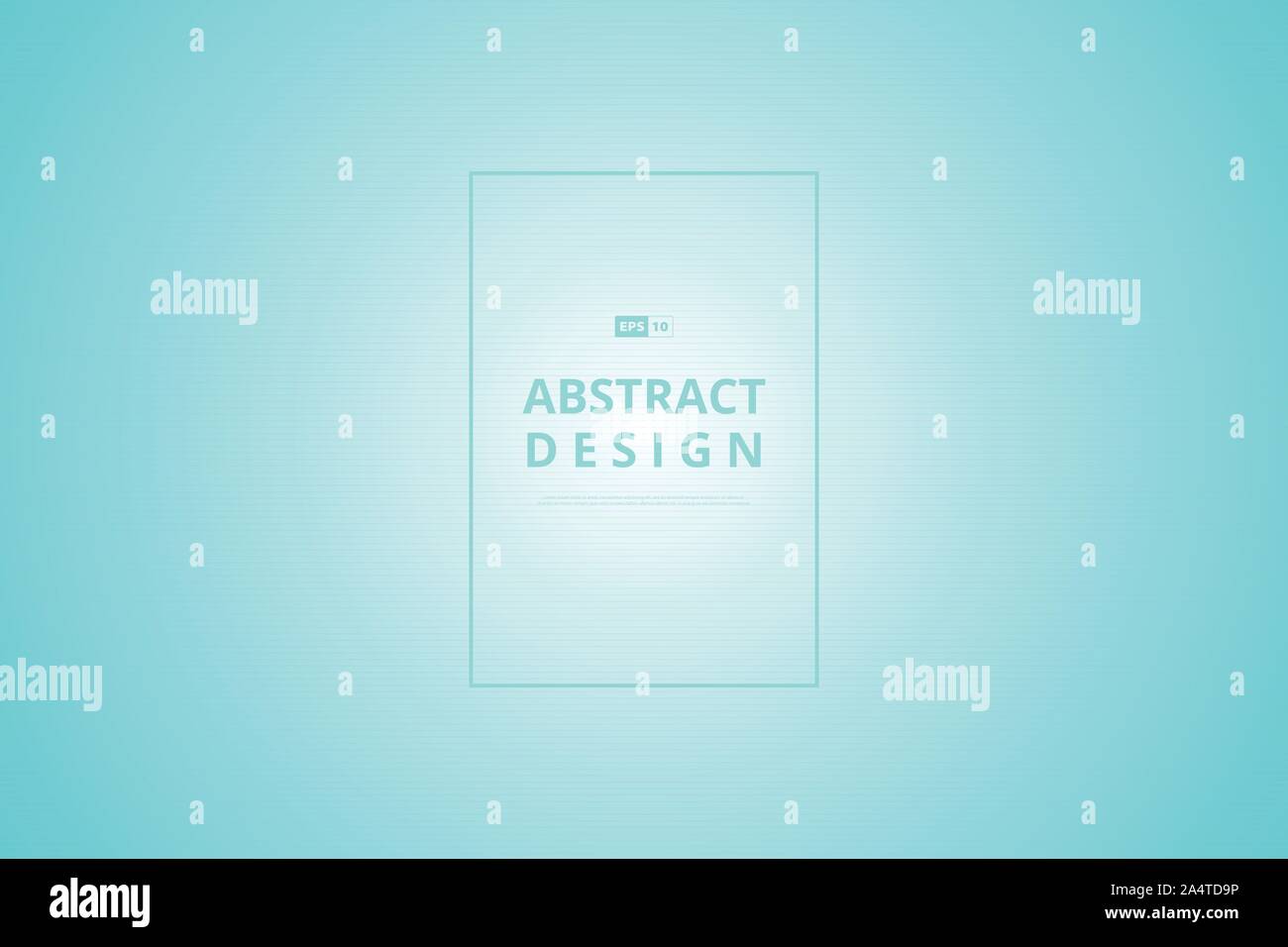 Abstrakte Farbverlauf blau mint Kreis der Muster Kreis Dekoration Hintergrund. Verwenden Sie für Poster, Artwork, ad, Template Design, Präsentation. Vector EPS 10. Stock Vektor