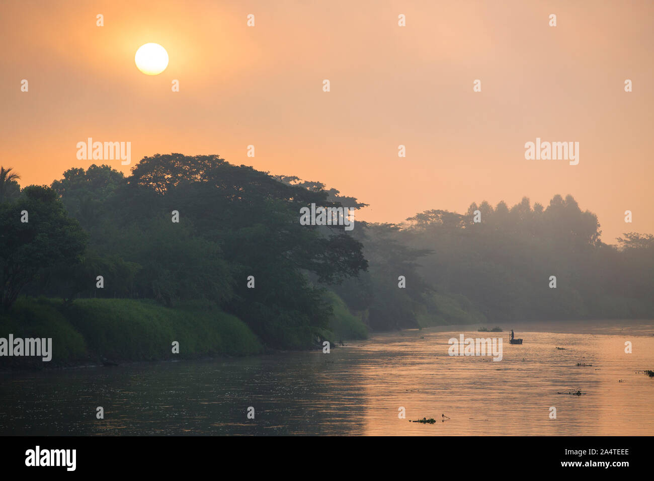 Von Santa Cruz de Mompox - Kolumbien Stockfoto
