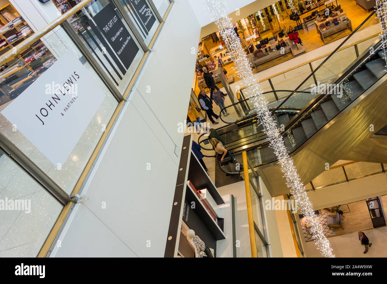 John Lewis Department Store im Einkaufszentrum am Cribbs Causeway, Bristol, Großbritannien Stockfoto