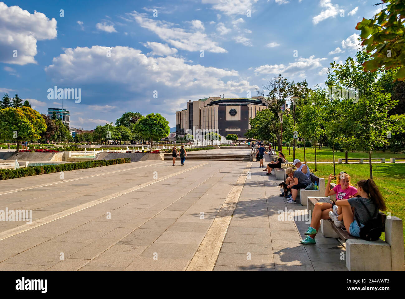 Sofia Bulgarien; National Palast der Kultur; Stockfoto