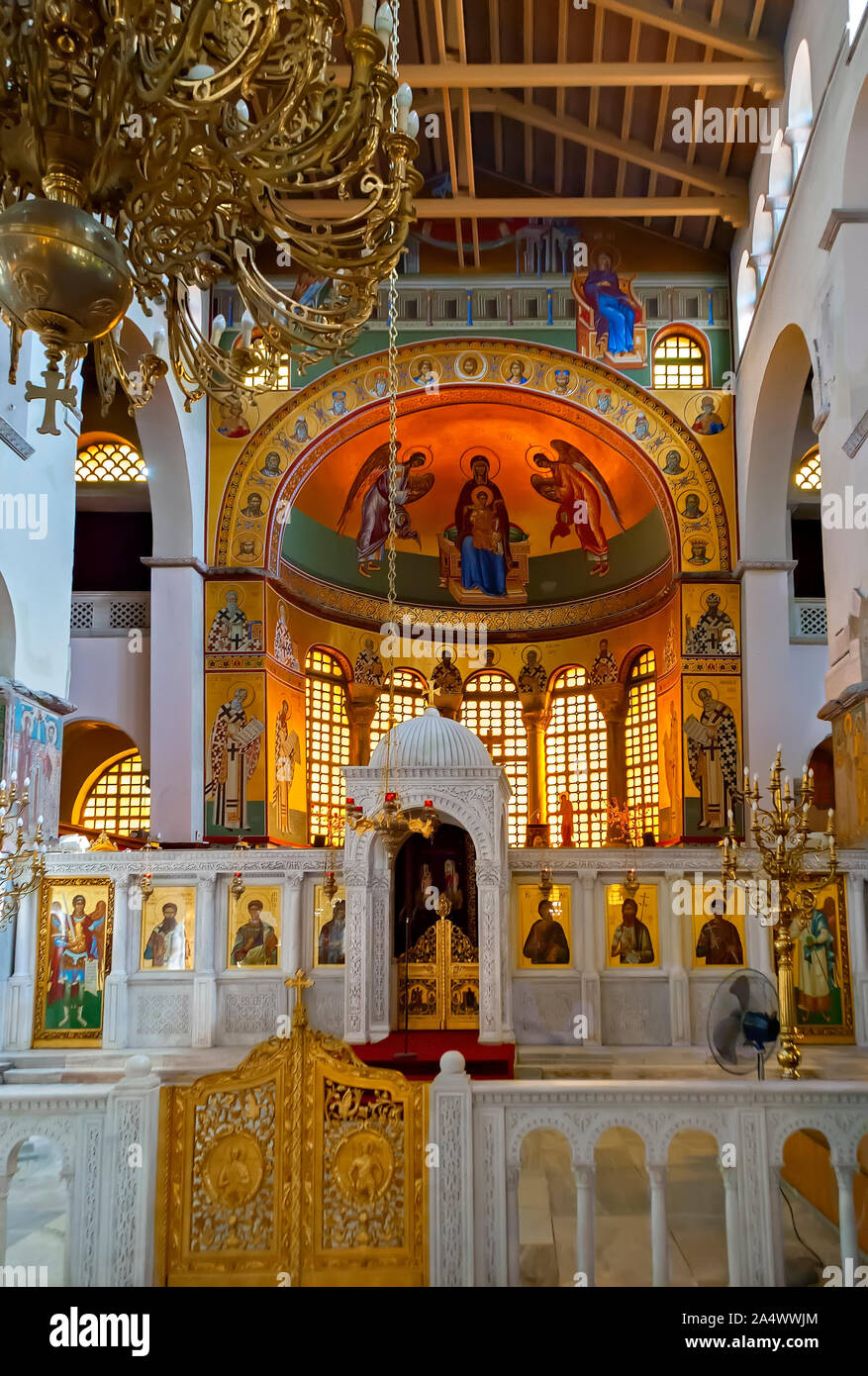 Kirche des Hl. Demetrius Thessaloniki Griechenland; Stockfoto