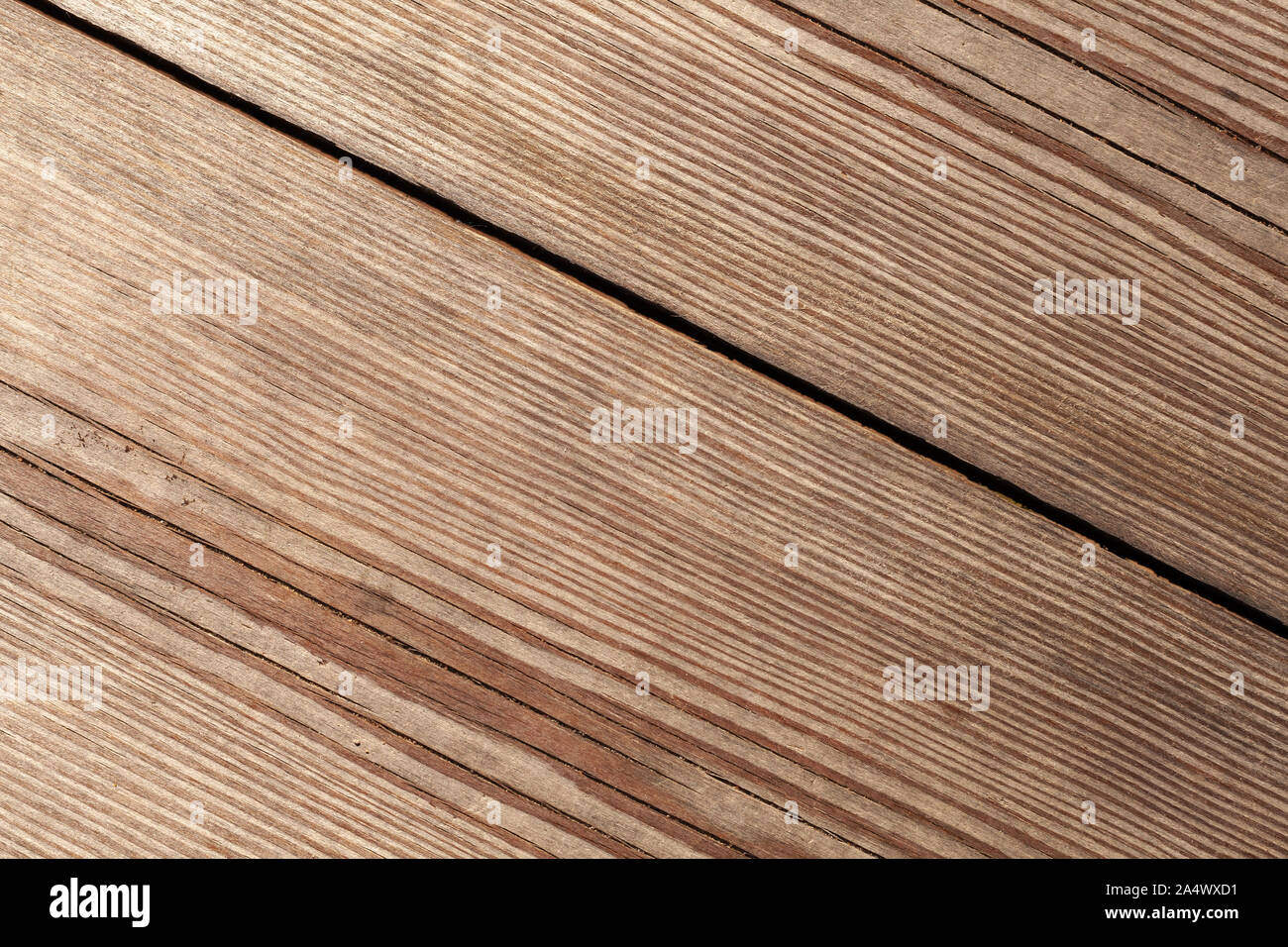 Natürliche alten Holzboden, Nahaufnahme Hintergrund Foto mit selektiven Fokus Stockfoto
