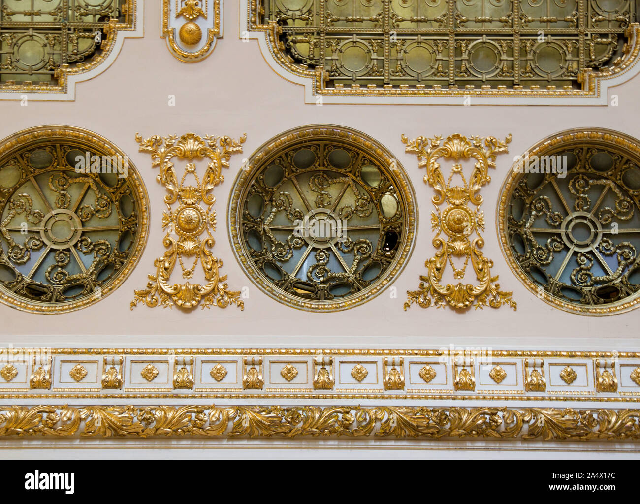 Bild aus der Palast des Parlaments in Rumäniens Hauptstadt Bukarest. Der Palast ist der weltweit zweitgrösste Verwaltungsgebäude und wurde errichtet von kommunistischen Diktators Nicolae Ceausescu. Foto Jeppe Gustafsson Stockfoto