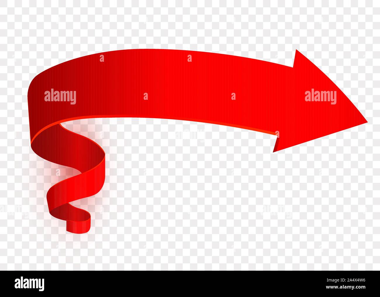 Roter Pfeil Symbol, rechts Richtung Zeichen, Schild. Vektor Zeiger. Navigation element Design, isolierte Vector Illustration. Stock Vektor