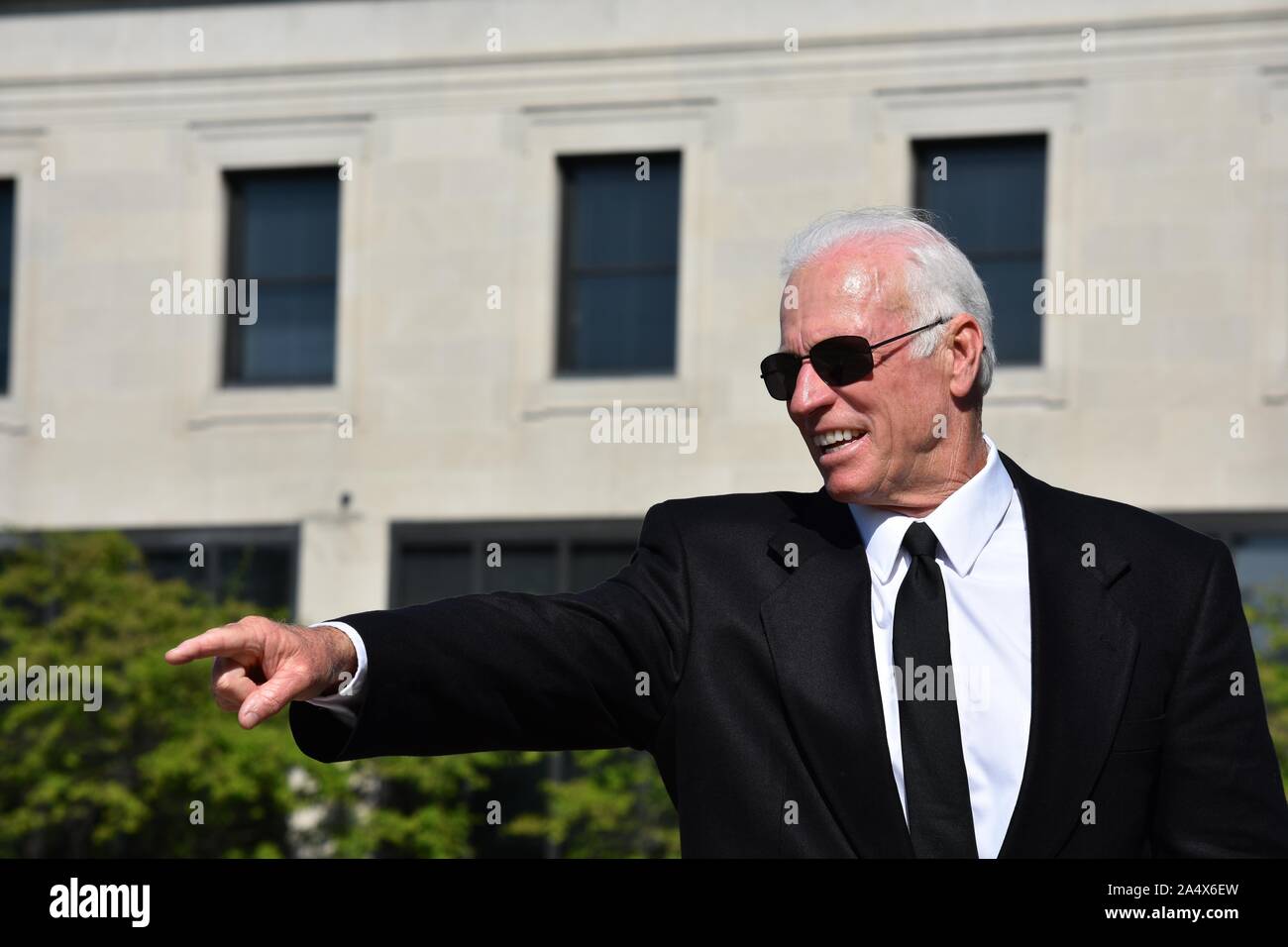 Politische Kandidaten zeigen Stockfoto