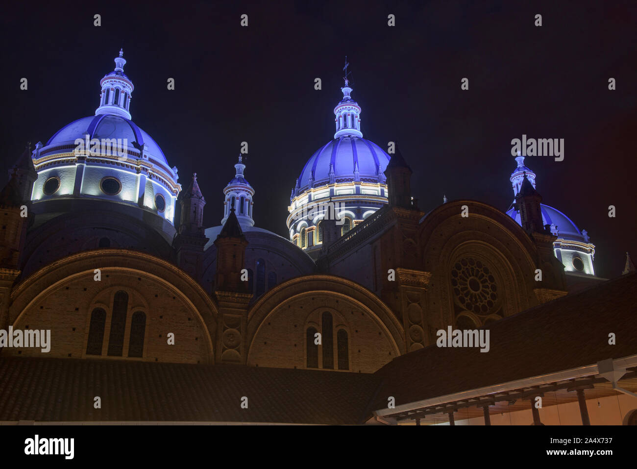 Cuencas neue Dom (Kathedrale der Unbefleckten Empfängnis), Cuenca, Ecuador Stockfoto