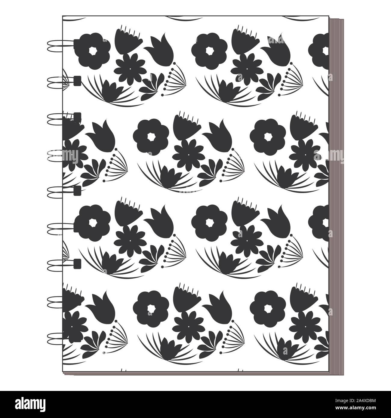 Bunte Blume nahtlose Muster für den Hintergrund, Notebook, einfaches Design. Moderne abstrakte vektor design für Papier, Abdeckung, Stoff, Inneneinrichtung. Weich Stock Vektor