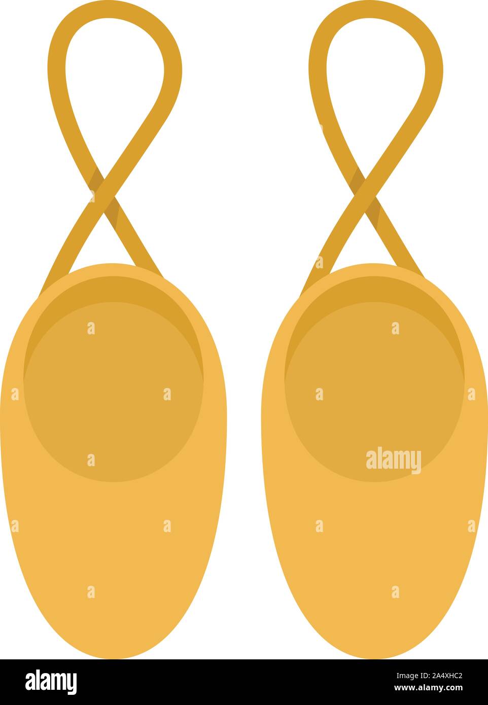 Rhythmische Gymnastik schuhe Symbol. Flache Darstellung der rhythmischen Gymnastik schuhe Vektor Symbol für Web Design Stock Vektor