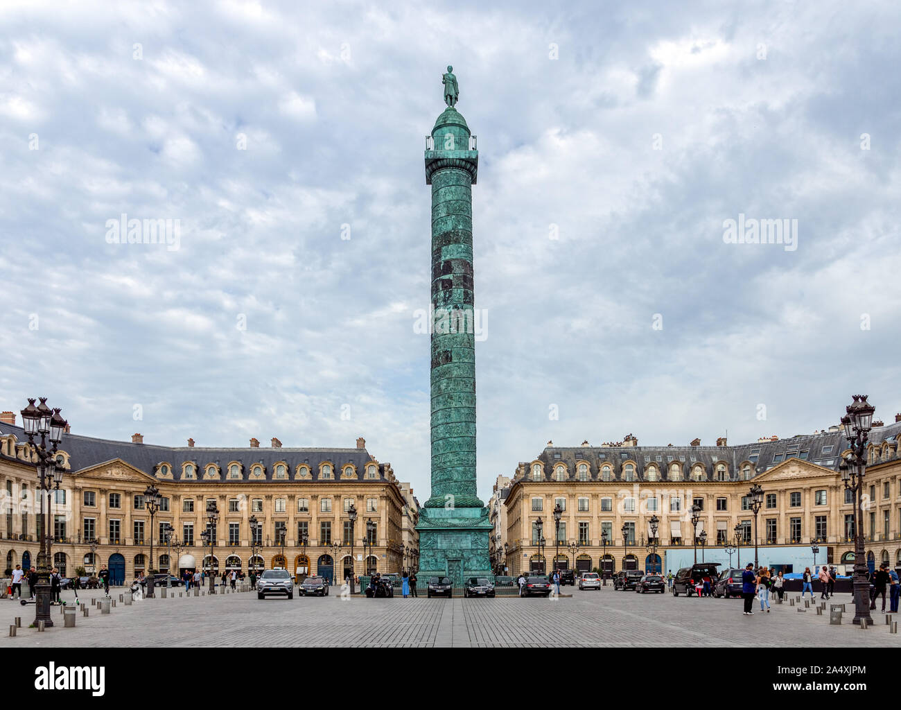 Place Vendôme in Paris Stockfoto
