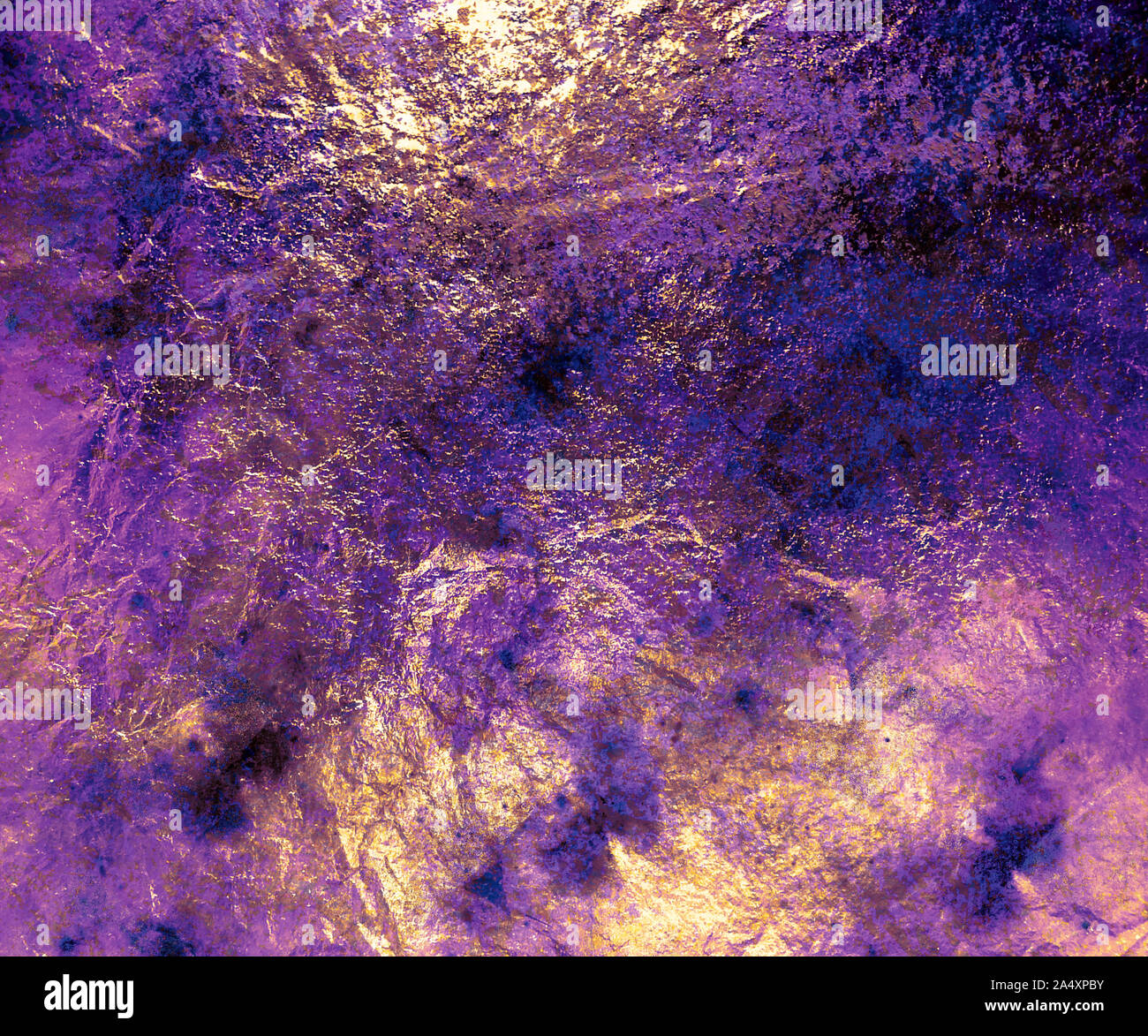 Bronze teal Metallic strukturiertes Papier. Abstrakte Stil goldenes Papier. Rustikale distressed Textur. Vintage rusty Papier. Schimmernde gold strukturierten Hintergrund. Stockfoto