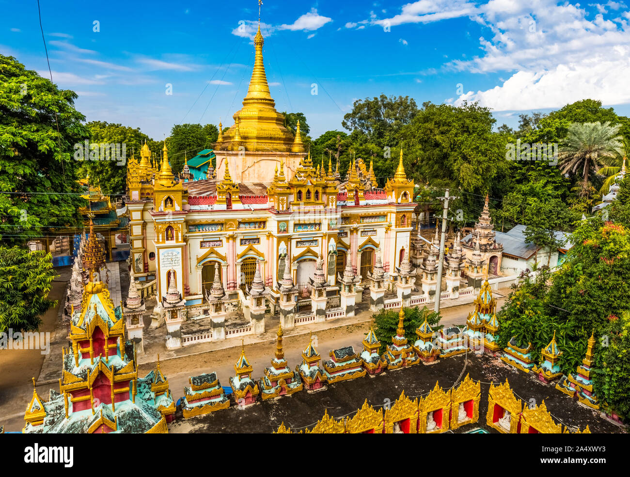 Thanboddhay Phaya in der Nähe von Monywa Myanmar (Burma) Stockfoto