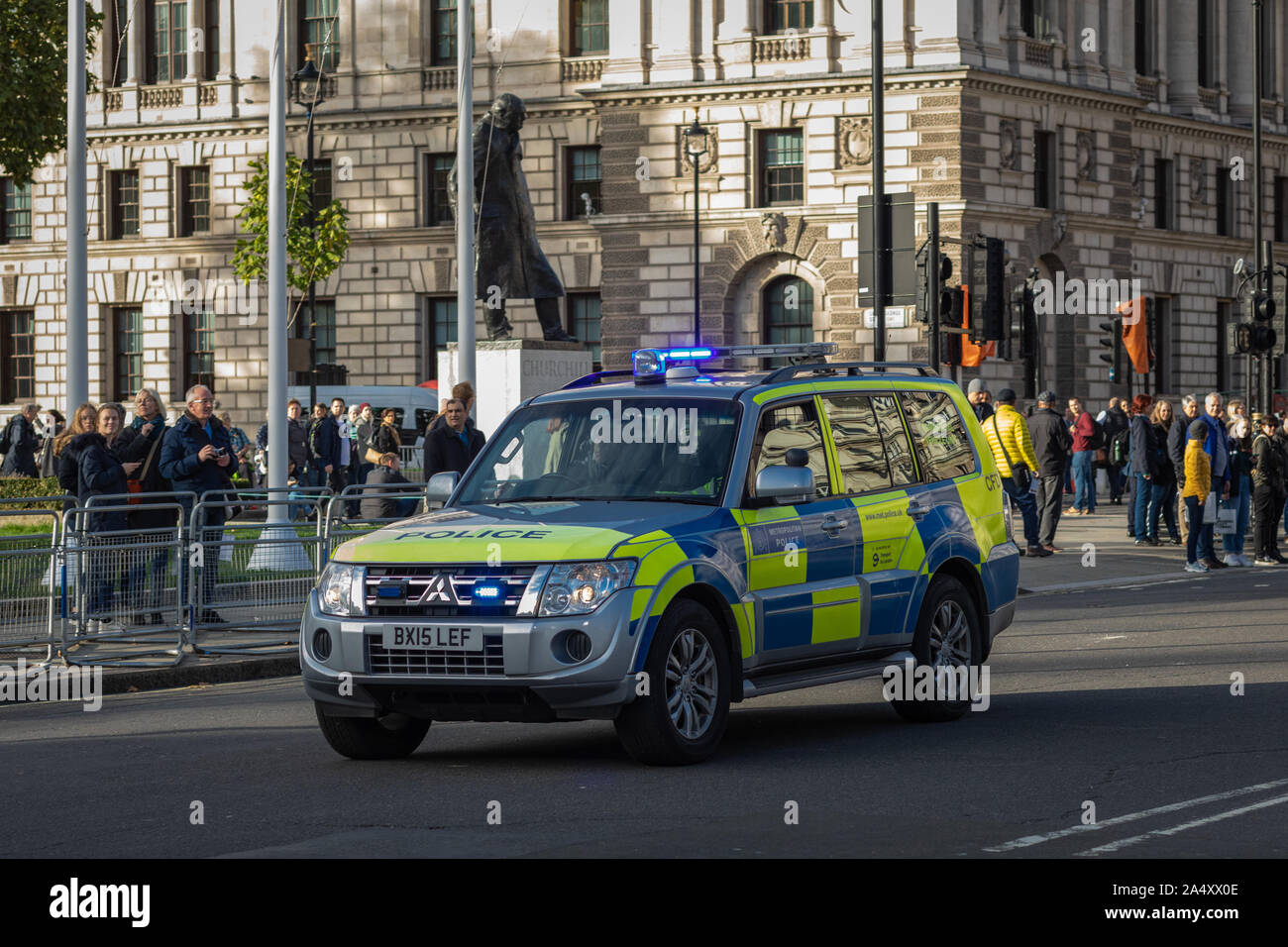 16. Oktober 2019, Minister der Ankunft in Nummer 10 Downing Street, Westminster, London. Stockfoto