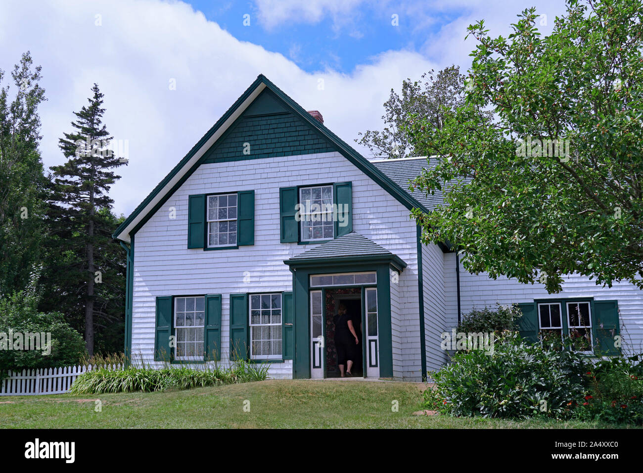 PRINCE EDWARD ISLAND, KANADA - AUGUST 2019: Das Haus, in dem die geliebte Charakter Anne von Green Gables sich befand, ist haltbar und offen zu besuchen Stockfoto
