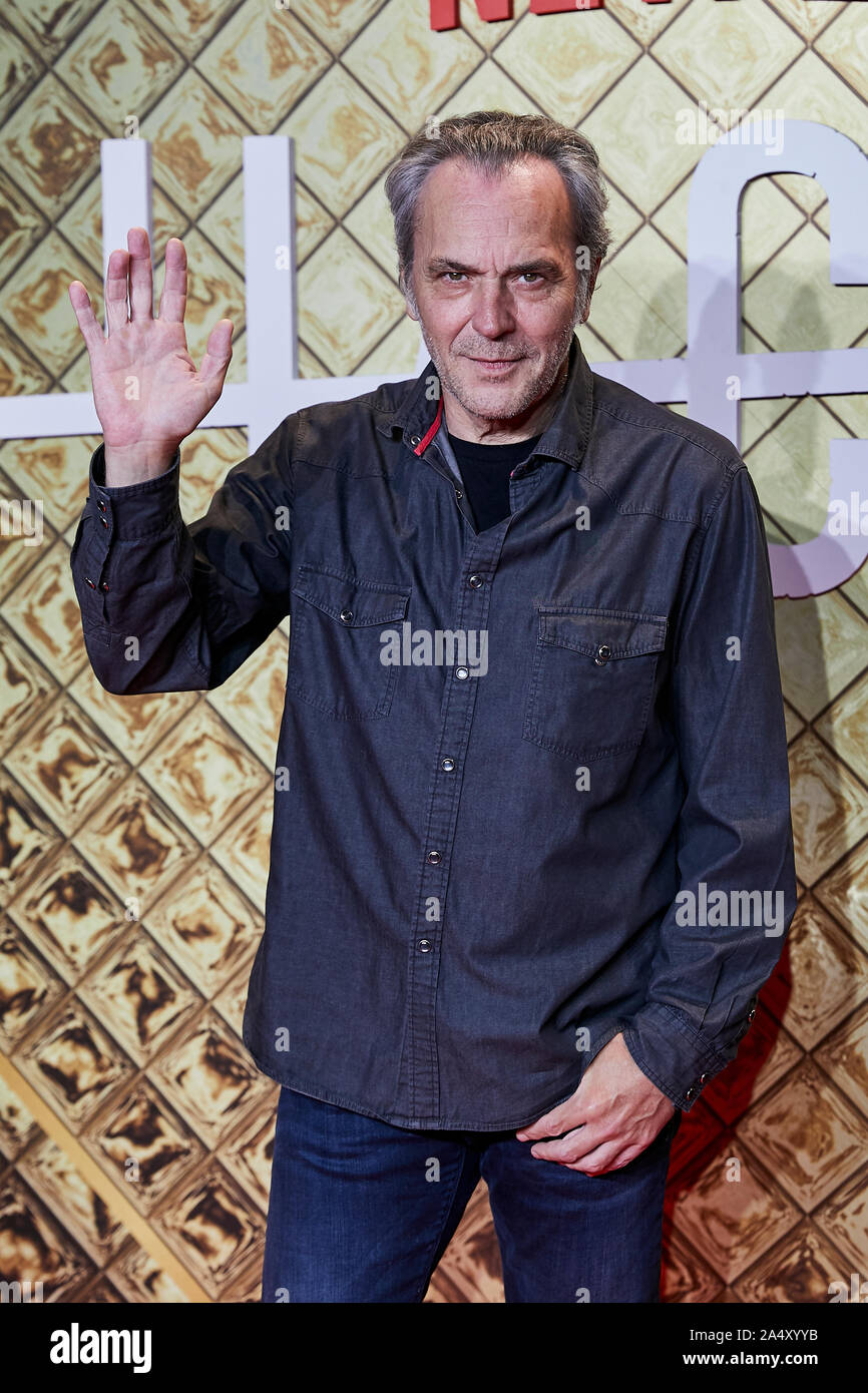 Madrid Spanien 16 Okt 2019 Jose Coronado Nimmt An Der Hache