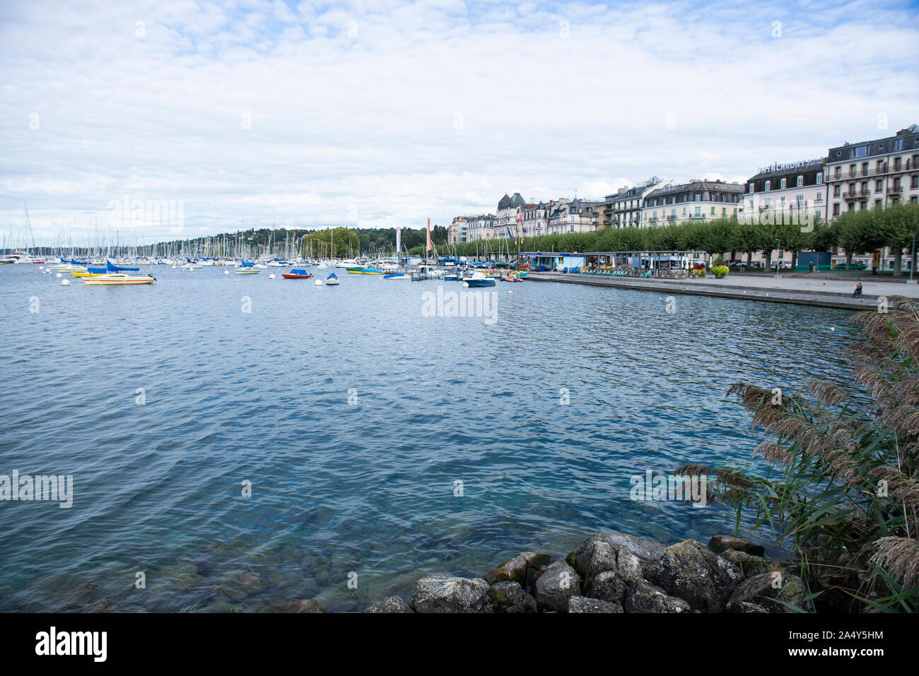 Bilder von Lake Geneva, Genf, Schweiz Stockfoto