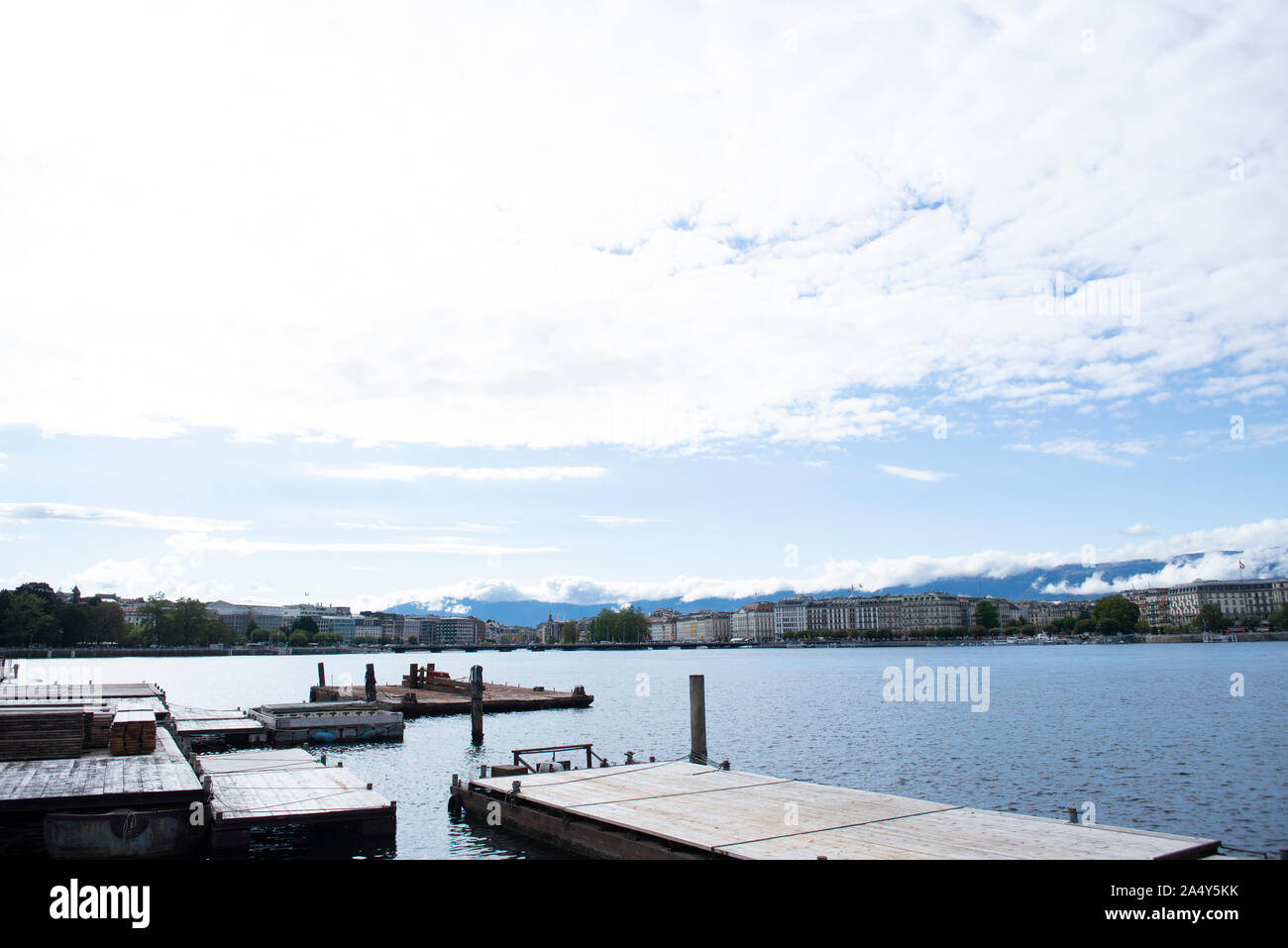 Bilder von Lake Geneva, Genf, Schweiz Stockfoto