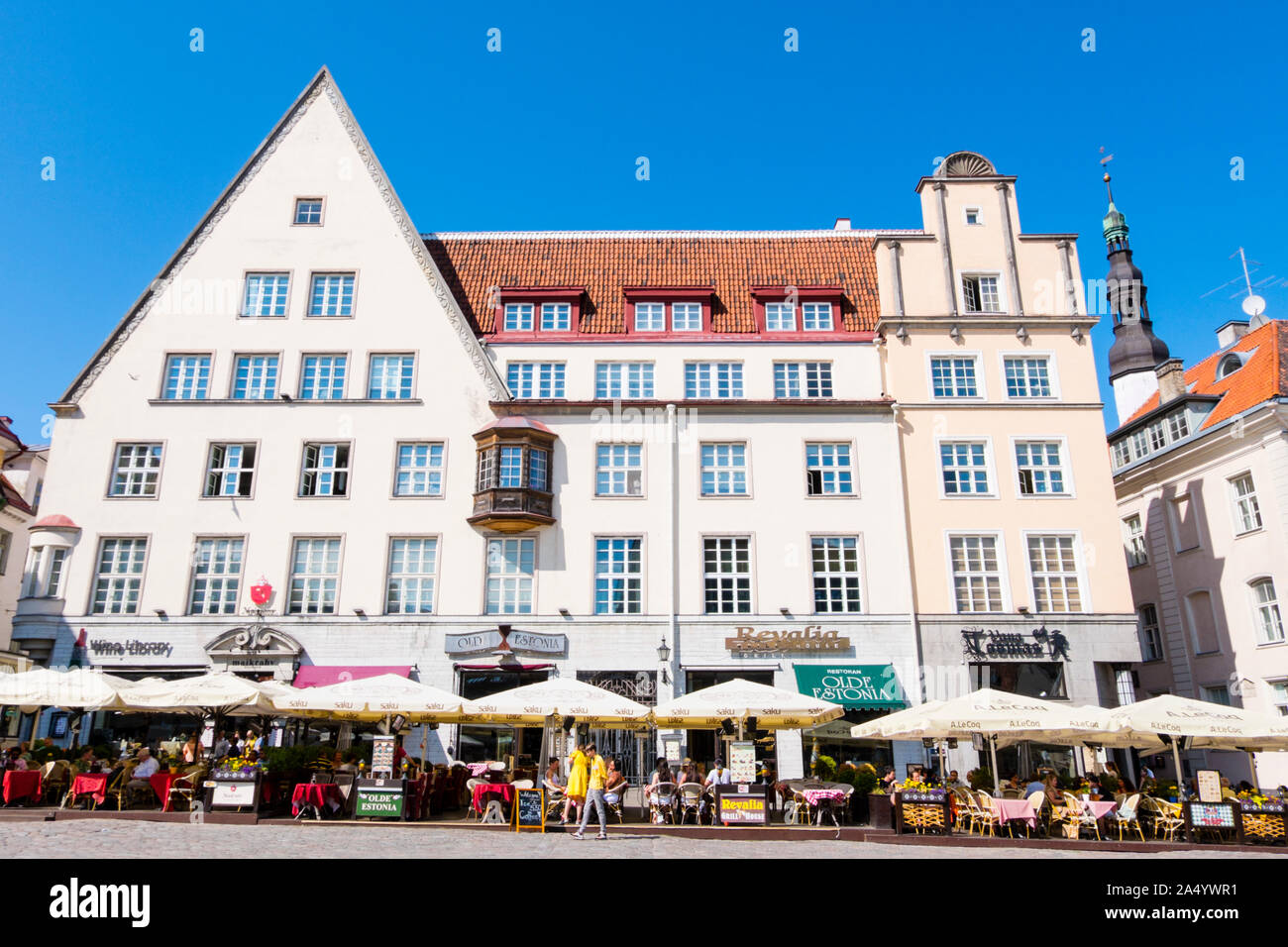 Raekoja plats, Altstadt Tallinn, Estland Stockfoto