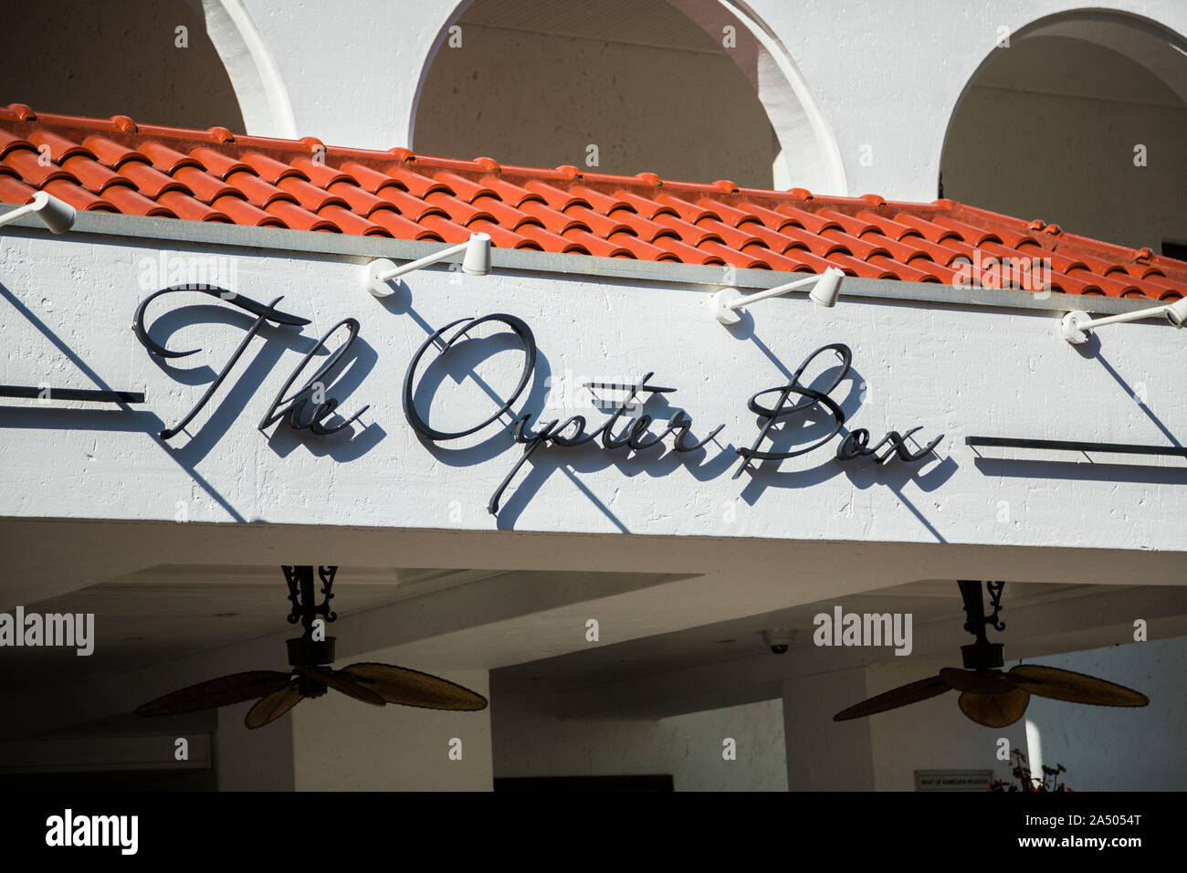 Die Oyster Box Hotel Umhlanga, KwaZulu-Natal, Südafrika Stockfoto