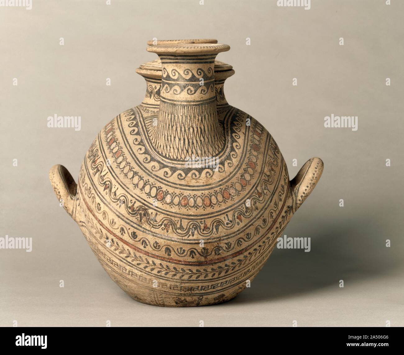 Askos, Wein Haut, 300-200 BC. Stockfoto