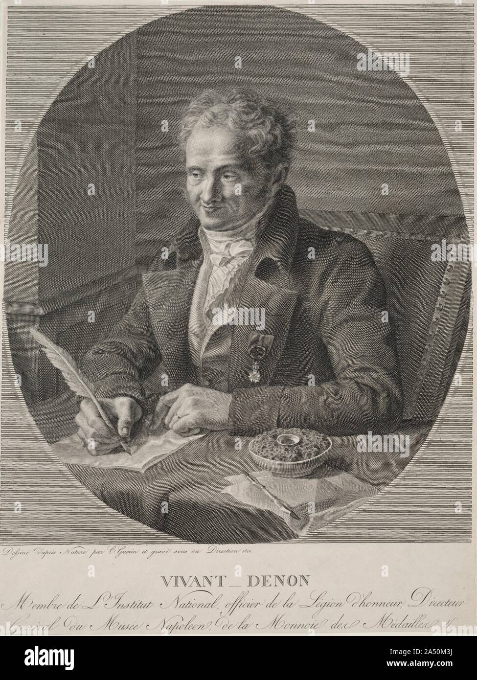 Dominique Vivant-Denon, 1810. Stockfoto