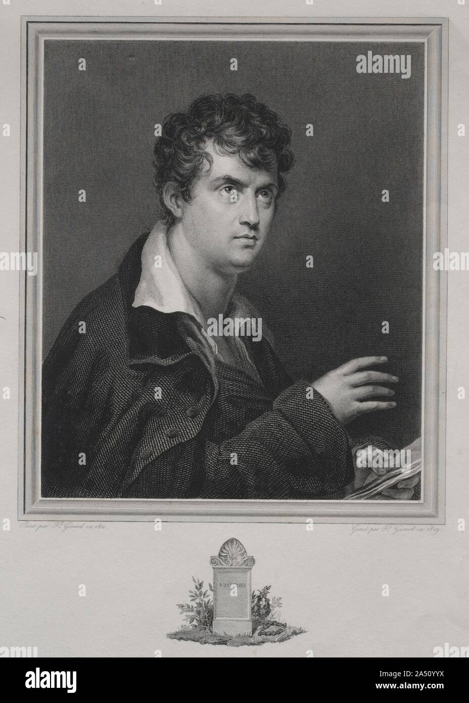 Fran &#xe7; ois Joseph Talma, 1829. Stockfoto