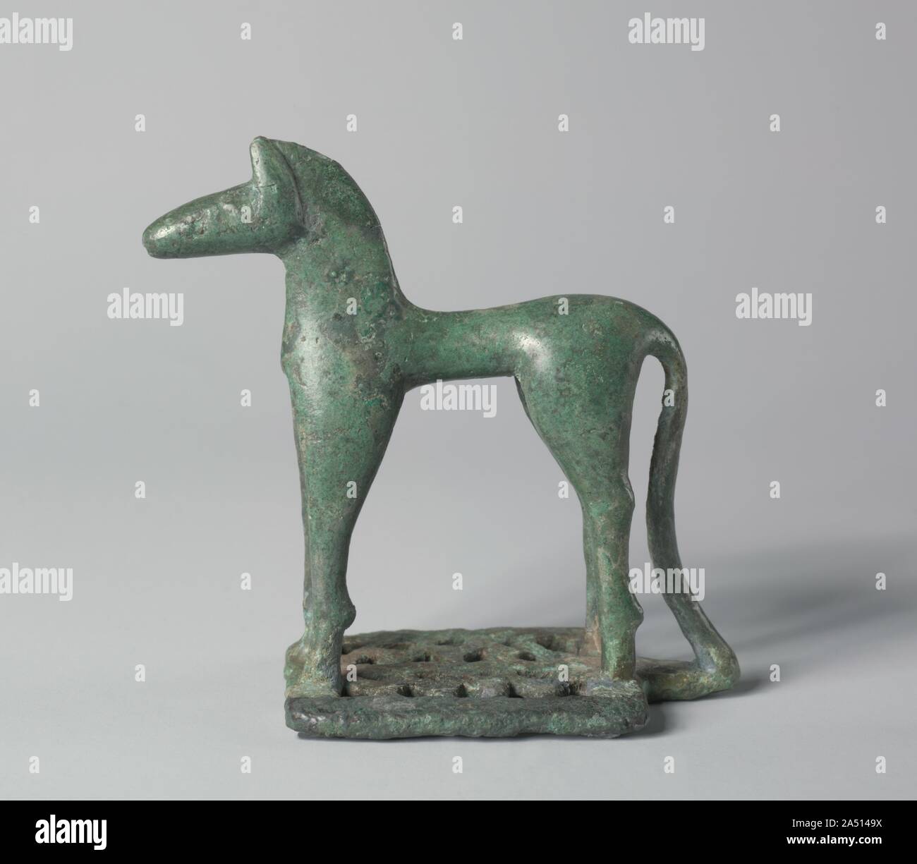 Pferd, 750-725 BC. Stockfoto