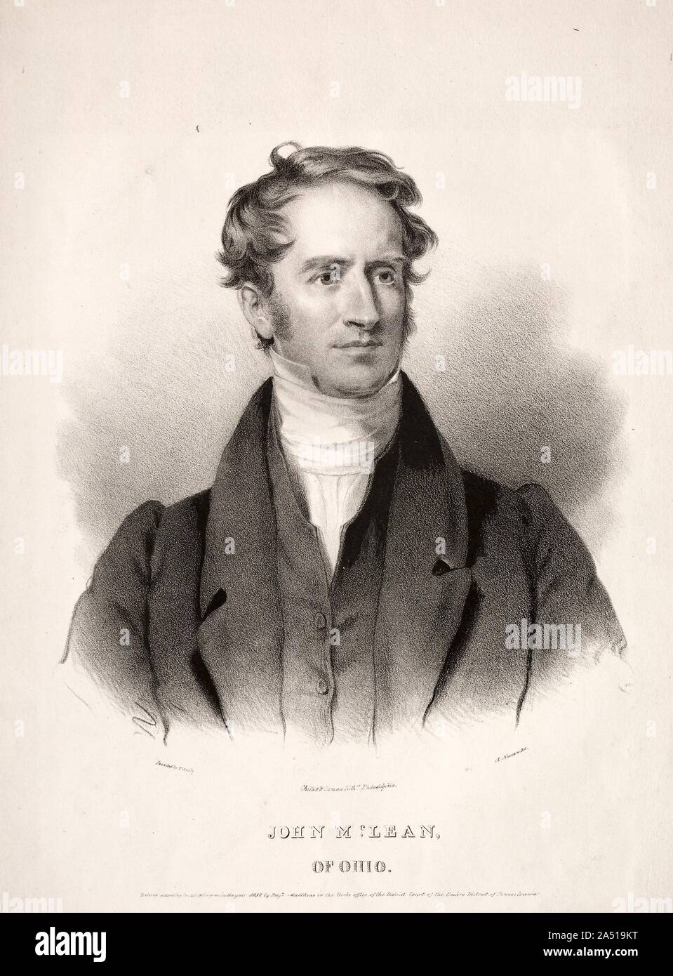 John McLean von Ohio, 1832. Stockfoto