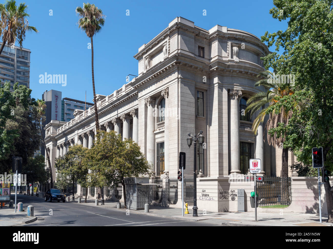 Archivo Nacional de Chile (National Archiv von Chile), Santiago, Chile, Südamerika Stockfoto