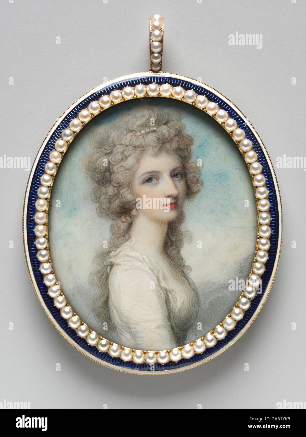 Portrait von Mary Frances (Fanny) Swinburne, C. 1786. Stockfoto