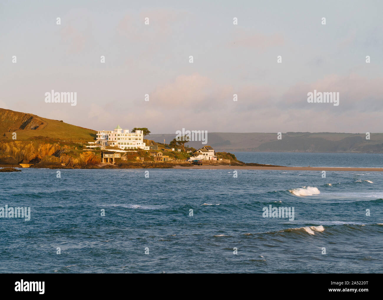 Burgh Island, wo Christie's 'Und dann gab's keines mehr" statt. Stockfoto
