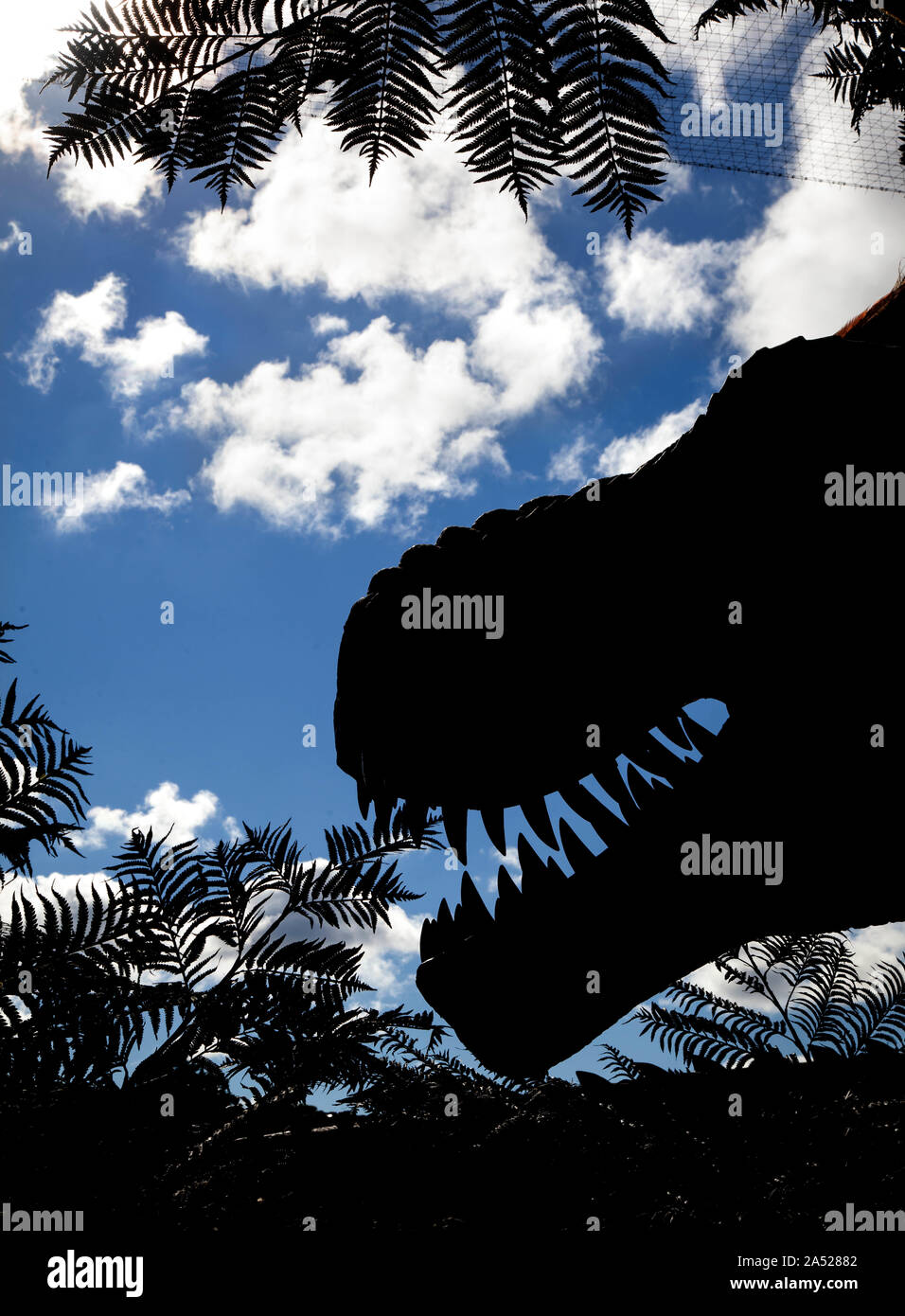 Dinosaurier Ausstellung des Universeums in Göteborg. Foto Jeppe Gustafsson Stockfoto