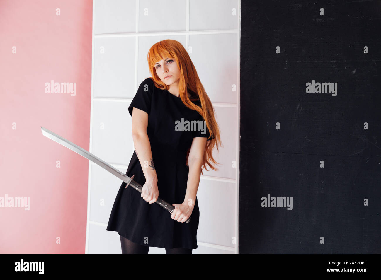 Amateurin mit roten Haaren in Nylons Amateurin mit roten Haaren in Nylons