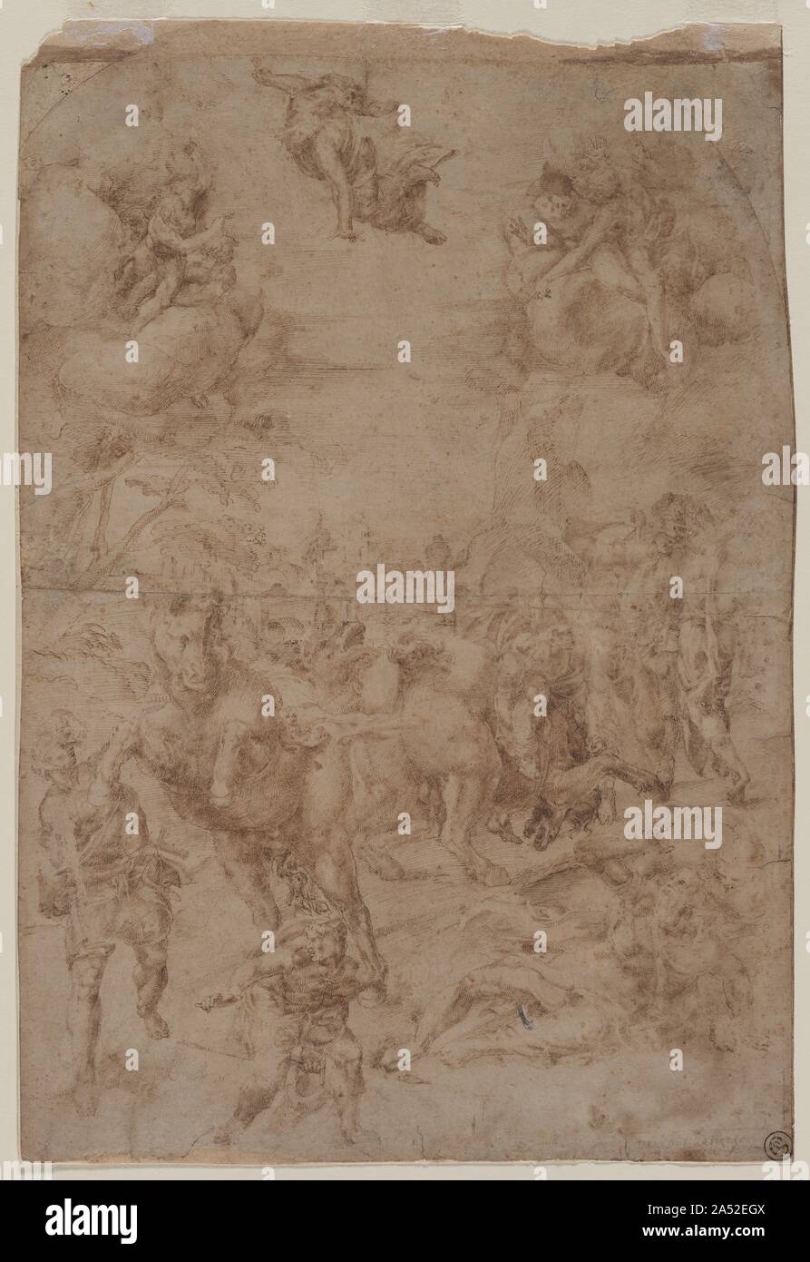 Die Bekehrung des heiligen Paulus, nach 1575. Stockfoto