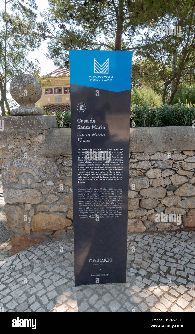 Die Casa de Santa Maria Informationen Anmelden Portugal.jpg Stockfoto