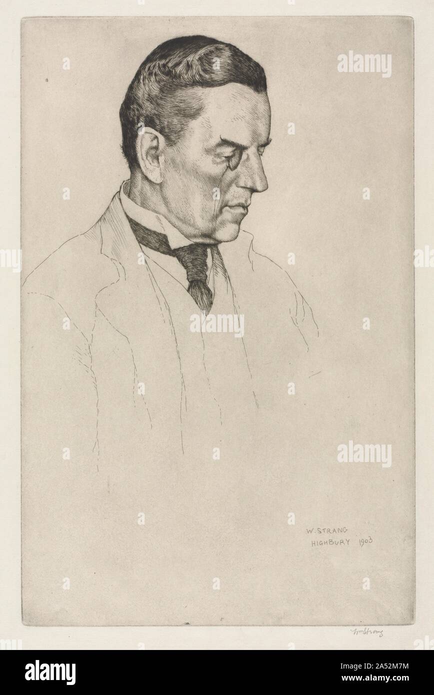 Das Recht auf Joseph Austen Chamberlain, 1903. Stockfoto