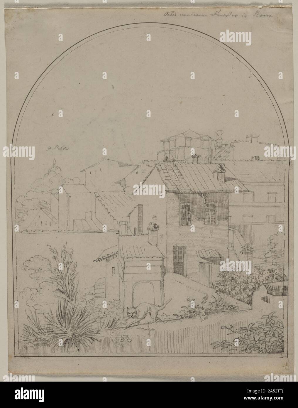 Blick Aus Meinem Fenster In Rom C 1817 Aus Dem Fruhen 18 Bis Zum Ende Des 19 Jahrhunderts Das Tischbein Familie Produziert Achtundzwanzig Kunstler Und Handwerker Die In Deutschland Und Anderswo In