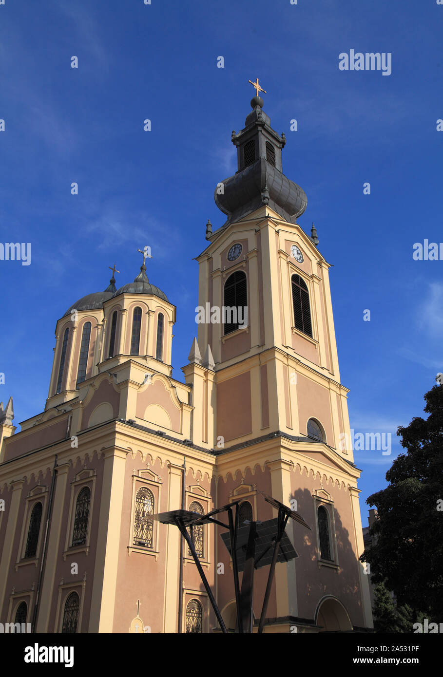 Bosnien und Herzegowina, Sarajevo, Serbisch-orthodoxe Kathedrale, Stockfoto