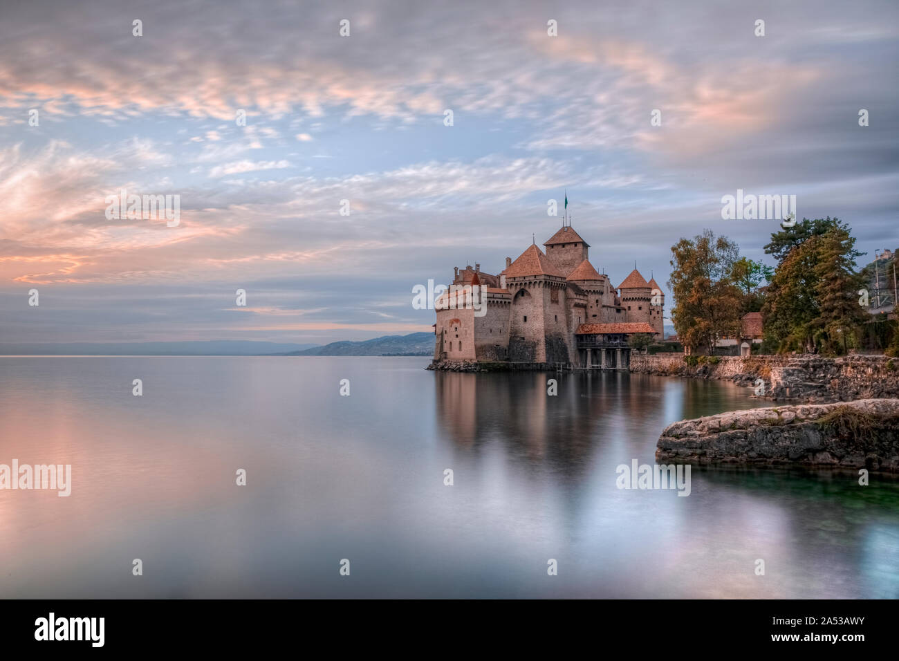 Speicherkraftwerke Veytaux, Waadt, Genfersee, Schweiz, Europa Stockfoto