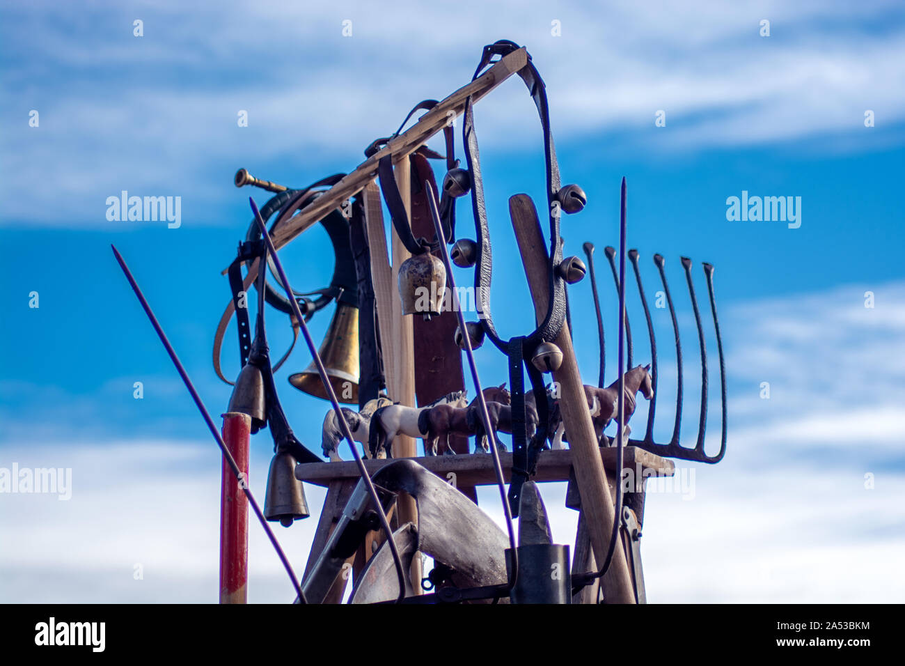 Kaltes Blut Markt Stockfoto