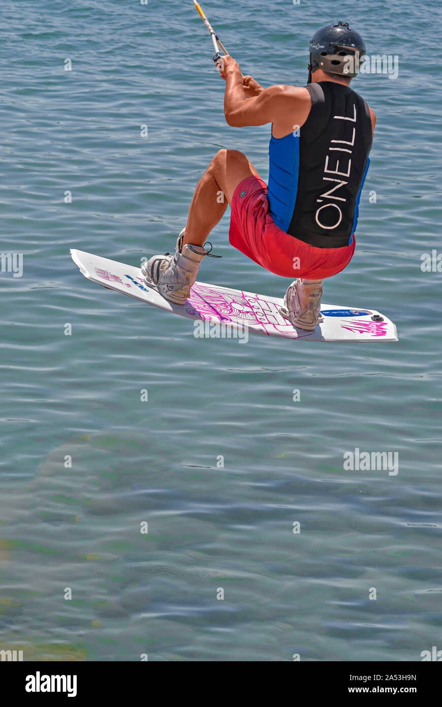 Wakeboard des Schwarzen Meeres; Varna Bulgarien; Stockfoto