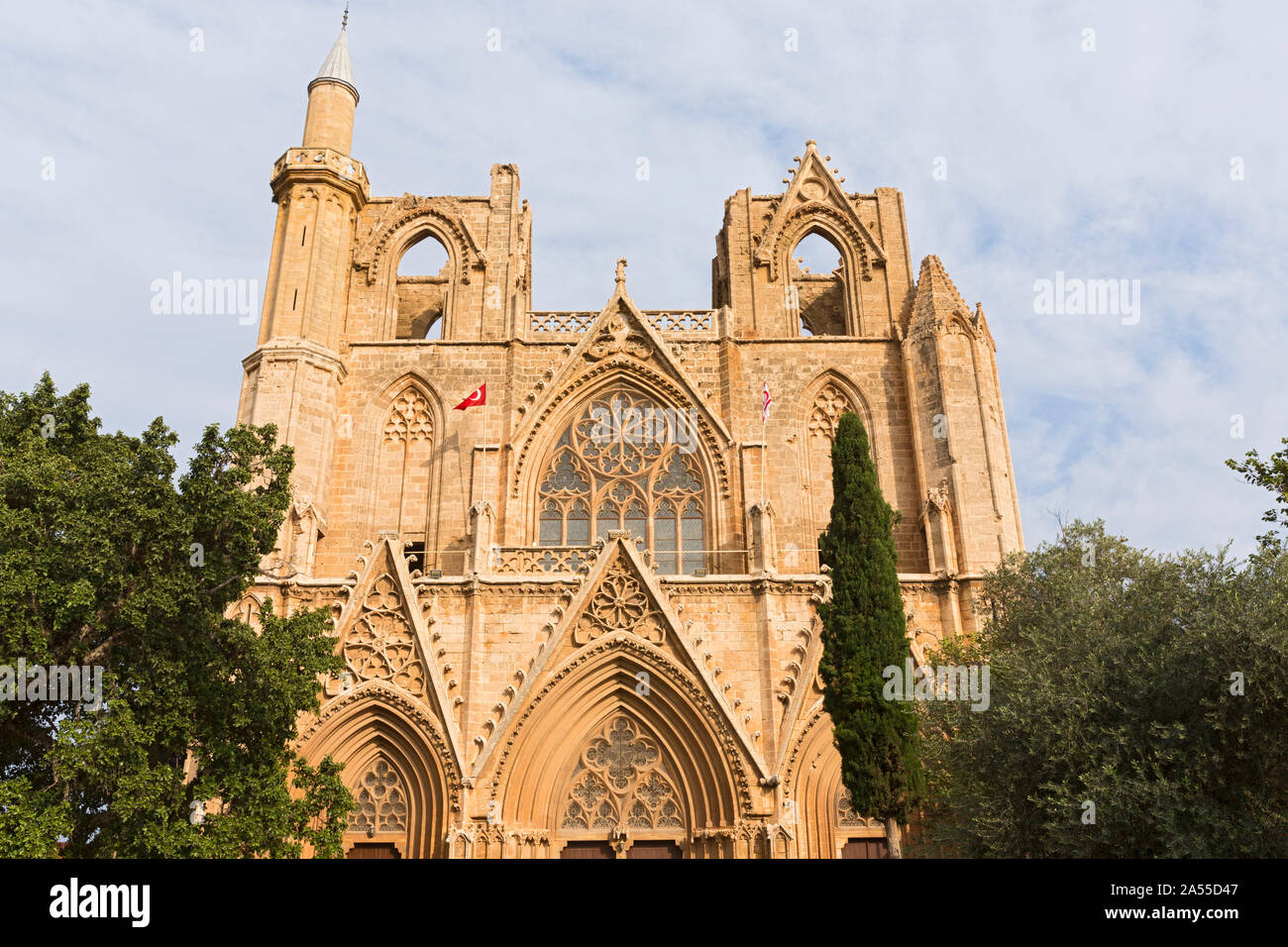 Nikolaus Kathedrale, Famagusta, Türkische Republik Nordzypern Stockfoto