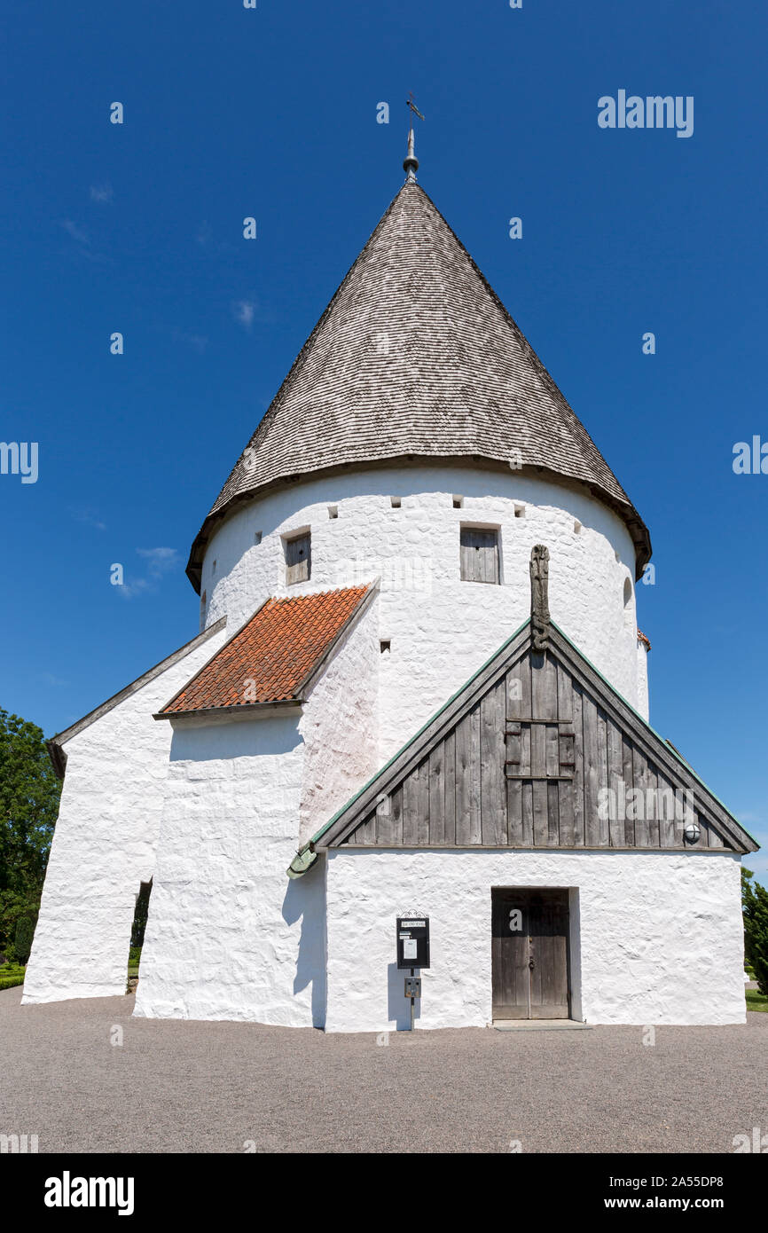 Bornholm, Rundkirche, Sankt Ols Kirke Stockfoto