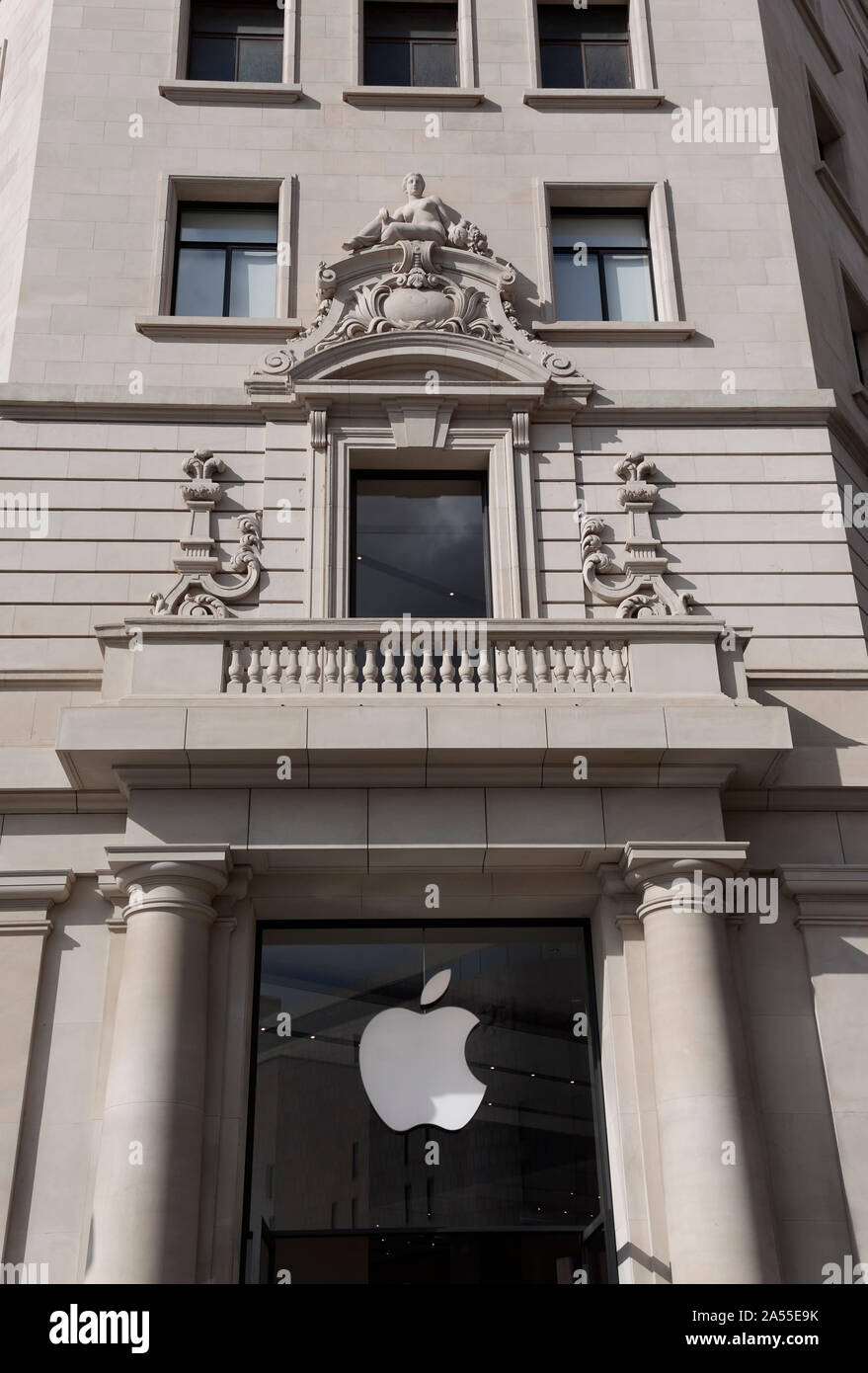 Apple in Barcelona Stockfoto