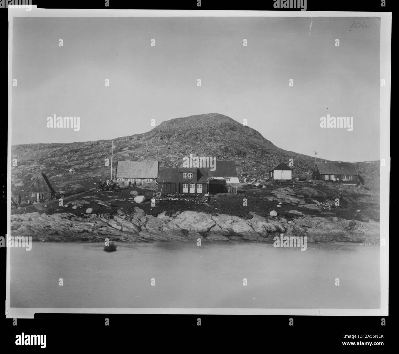 Upernivik [d. h. Upernavik], Grönland, Juli 1881/G.W. Reis Foto. Stockfoto
